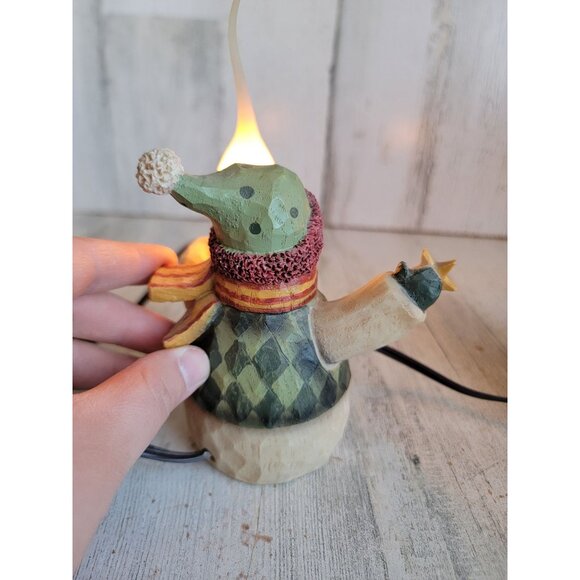 Crazy Mountain Snowman light up Xmas figure decor set - Picture 8 of 9